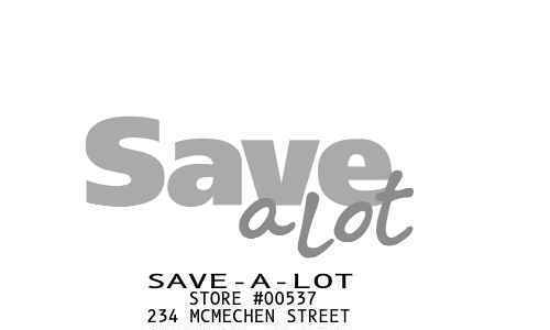 Save-A-Lot receipt template image