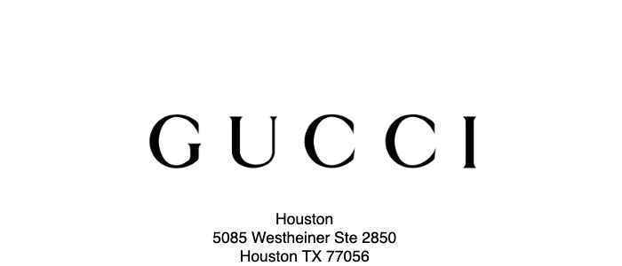 GUCCI receipt template image