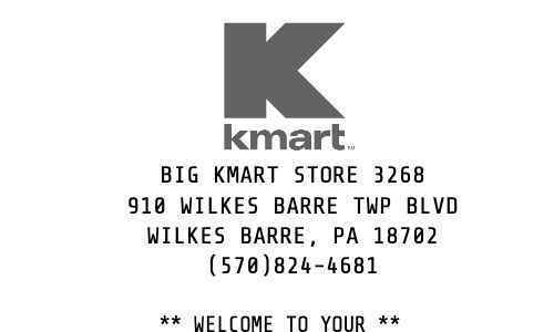 KMART receipt template image