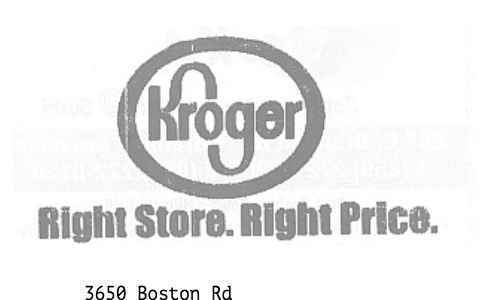 Kroger receipt template image