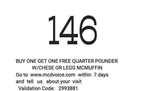 McDonalds receipt template image