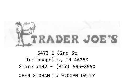 Trader Joe's Receipt Template image