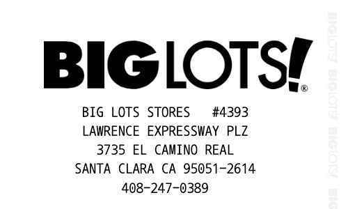 BIGLOTS receipt image