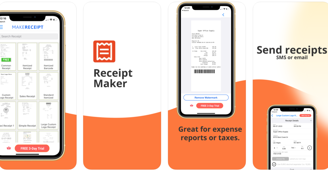Make Receipt now available for iOS and Android – expenseFAST