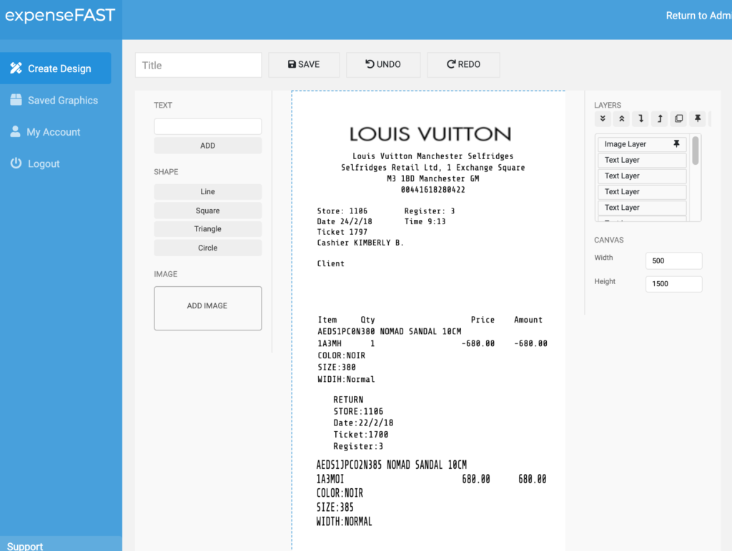Do you need a fake Louis Vuitton receipt? – expenseFAST