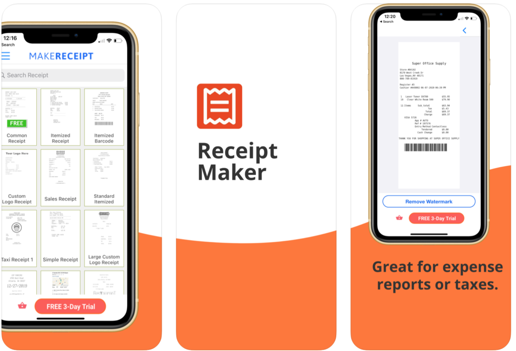 Best Receipt Maker Apps – expenseFAST