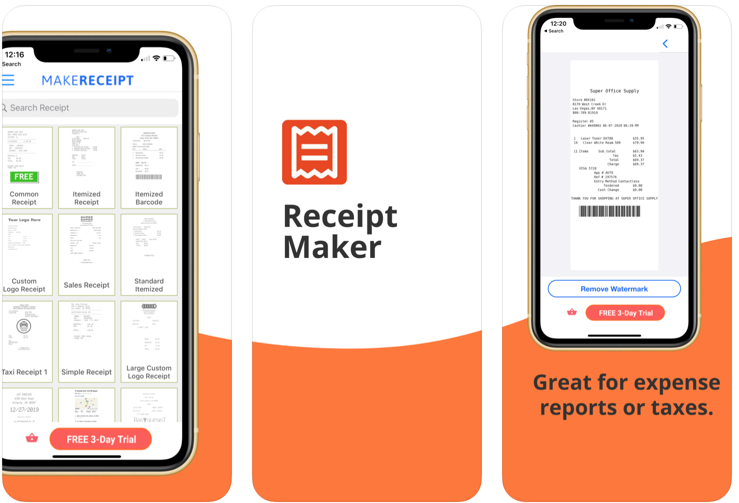 Best Receipt Maker Apps expenseFAST